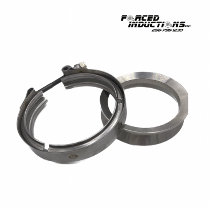 Picture of S400/GT42 Downpipe Clamp and Flange 4" (STAINLESS STEEL) T4 Models